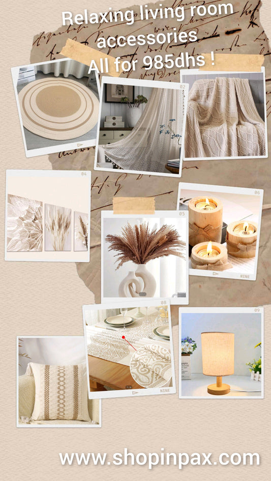 Bohemian living room set